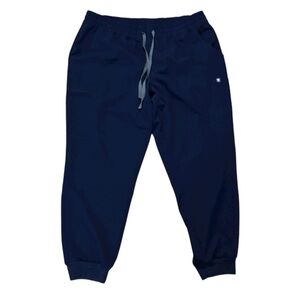 Figs Navy Blue Scrubs Jogger Pants Womens XXL Extra Extra Large Nurse Doctor 2XL